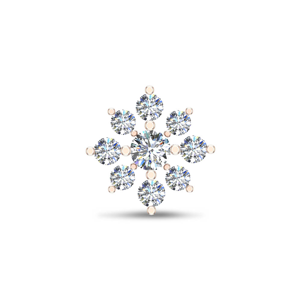Irina Gold Diamond Nose Pin